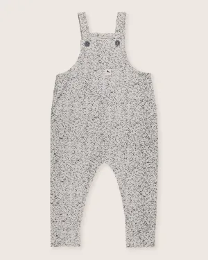 Multicolour Speckled Bear Print Dungarees