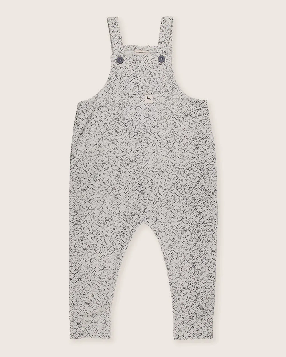 Multicolour Speckled Bear Print Dungarees