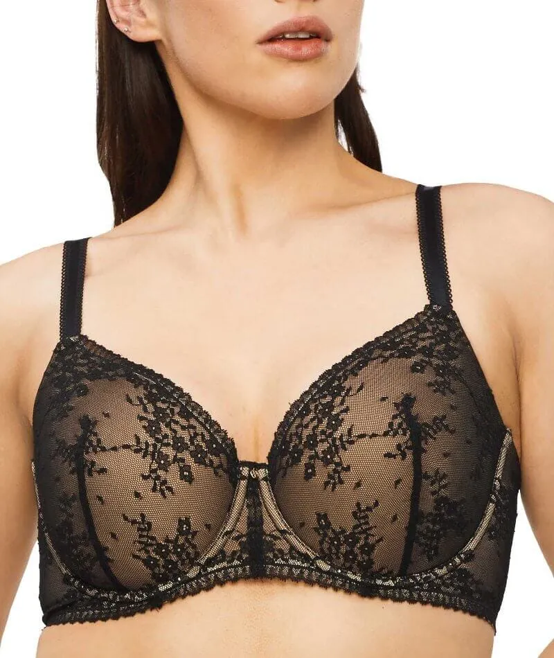 Nancy Ganz Jasmine Contour Full Cup Bra - Black