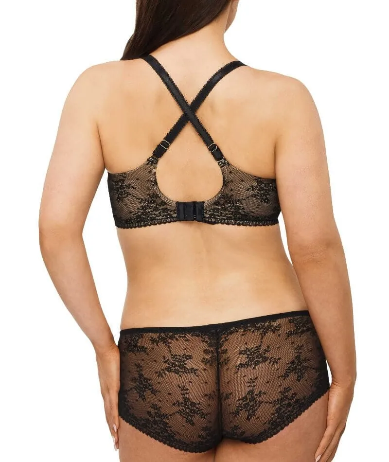 Nancy Ganz Jasmine Contour Full Cup Bra - Black