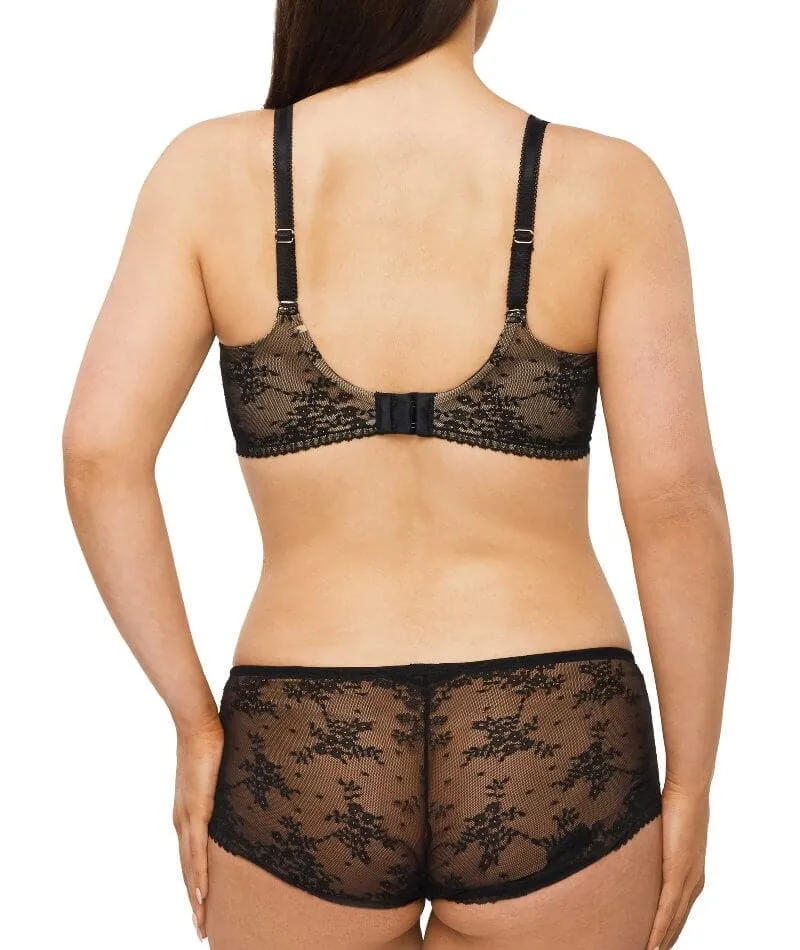 Nancy Ganz Jasmine Contour Full Cup Bra - Black