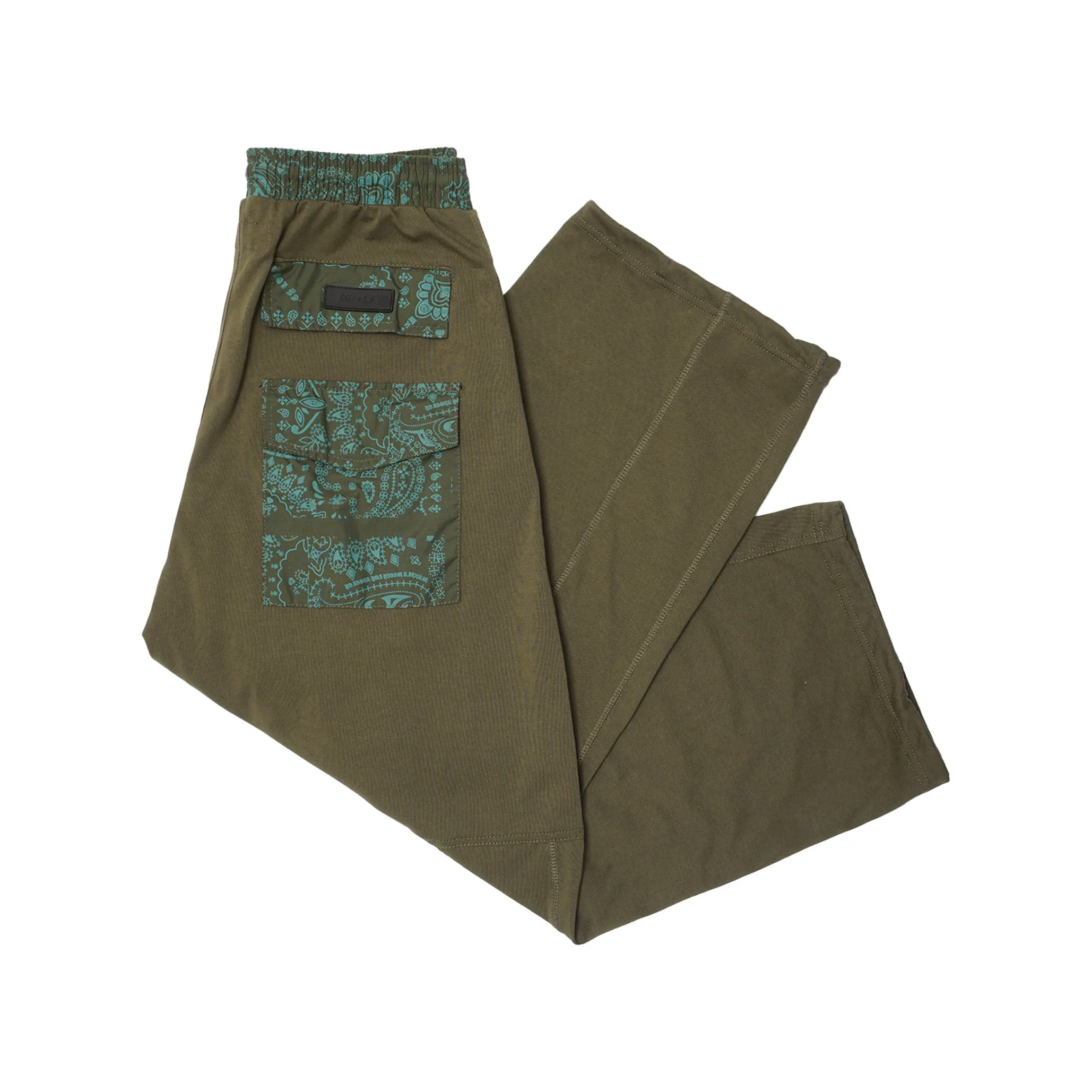 NEEDLEWORK PANTS IN SEA GREEN