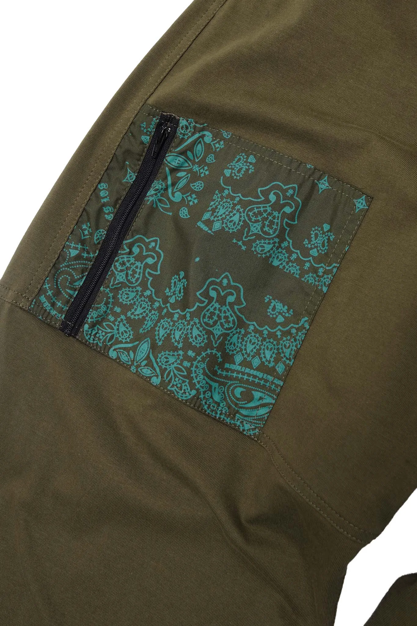 NEEDLEWORK PANTS IN SEA GREEN