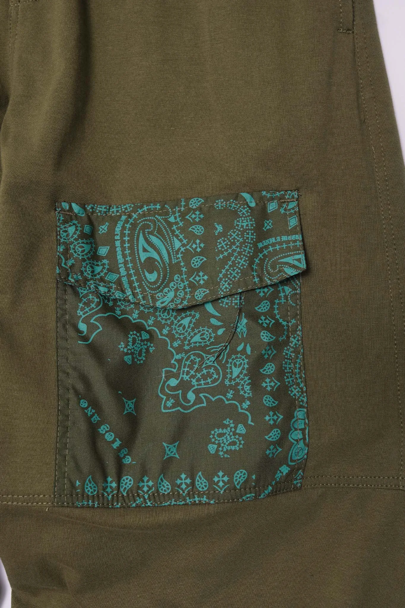 NEEDLEWORK PANTS IN SEA GREEN