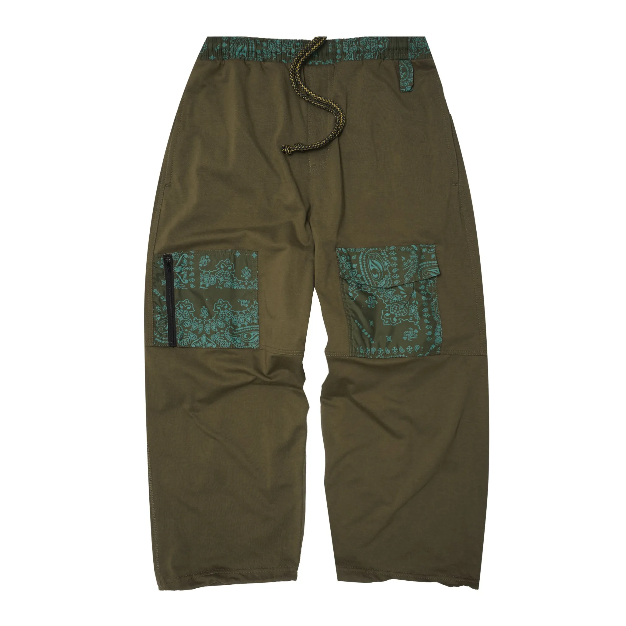 NEEDLEWORK PANTS IN SEA GREEN