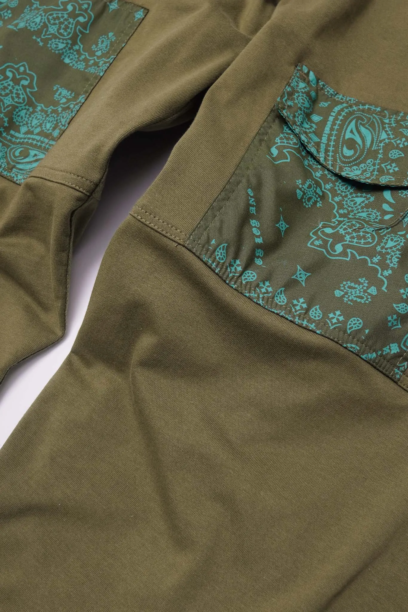 NEEDLEWORK PANTS IN SEA GREEN