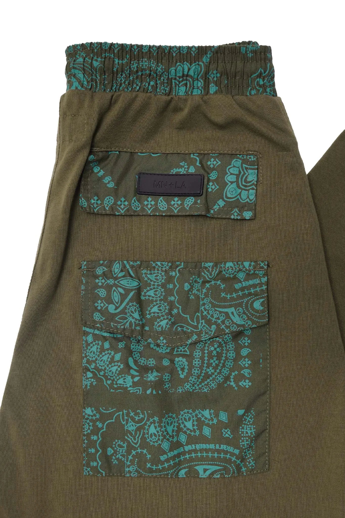 NEEDLEWORK PANTS IN SEA GREEN