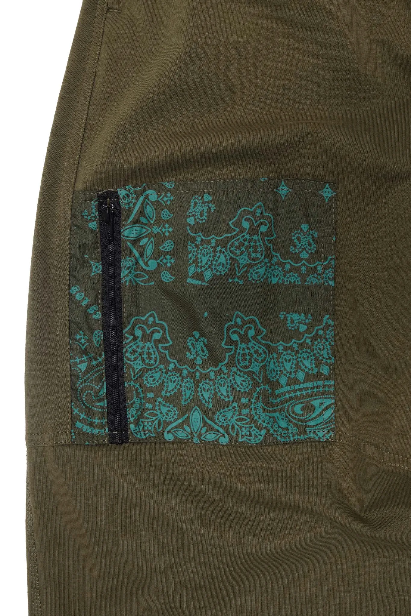 NEEDLEWORK PANTS IN SEA GREEN
