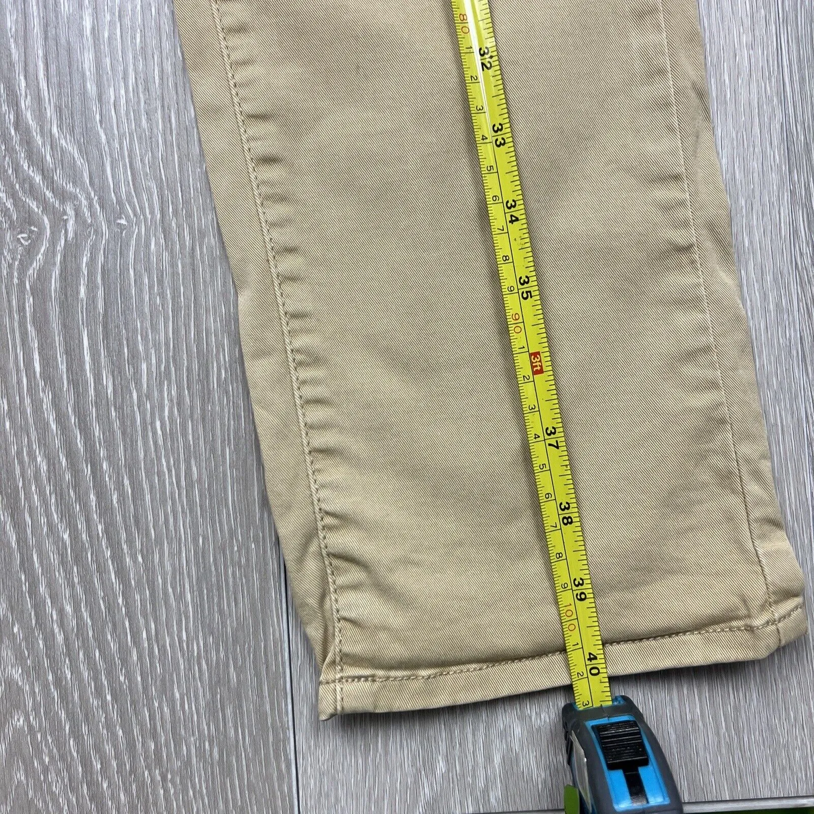 Neuw Mens Beige Slim Chinos Size 34 x 32