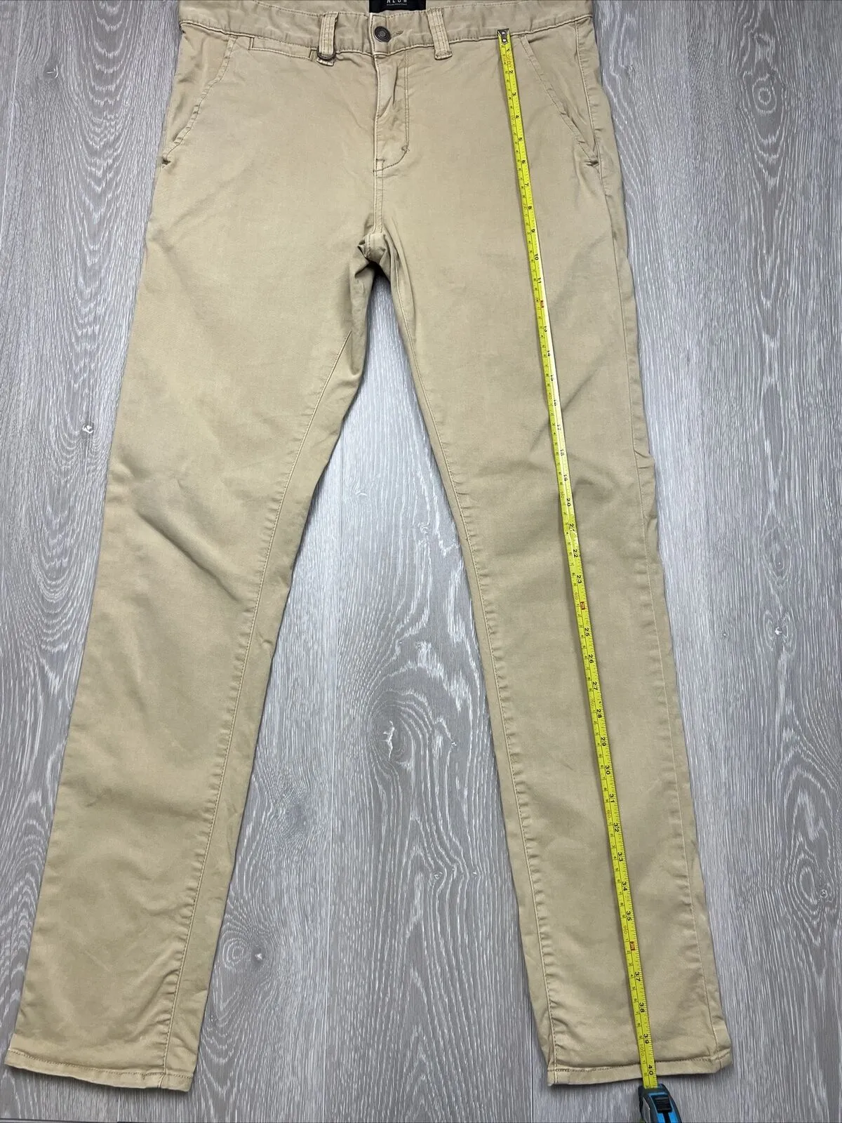 Neuw Mens Beige Slim Chinos Size 34 x 32