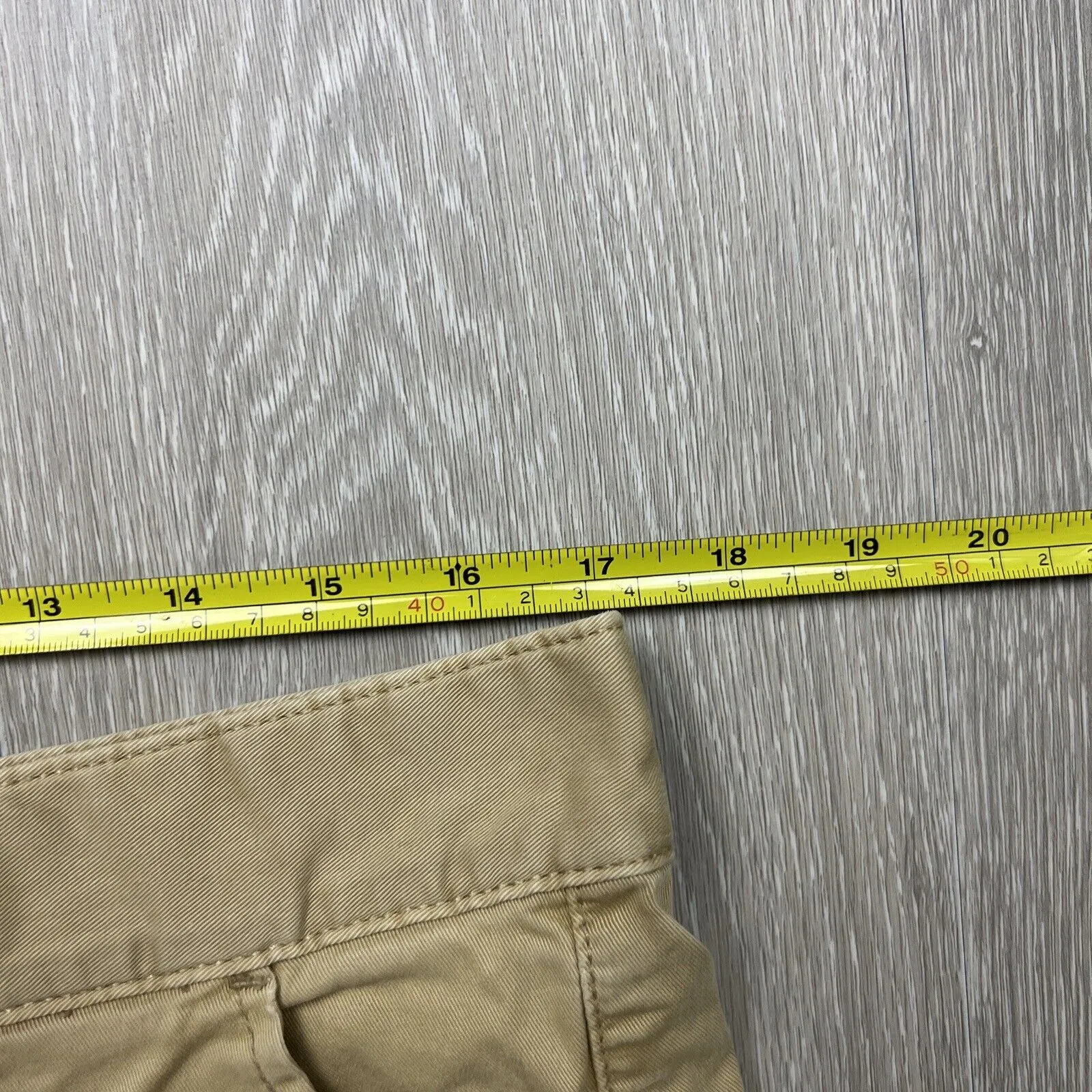 Neuw Mens Beige Slim Chinos Size 34 x 32