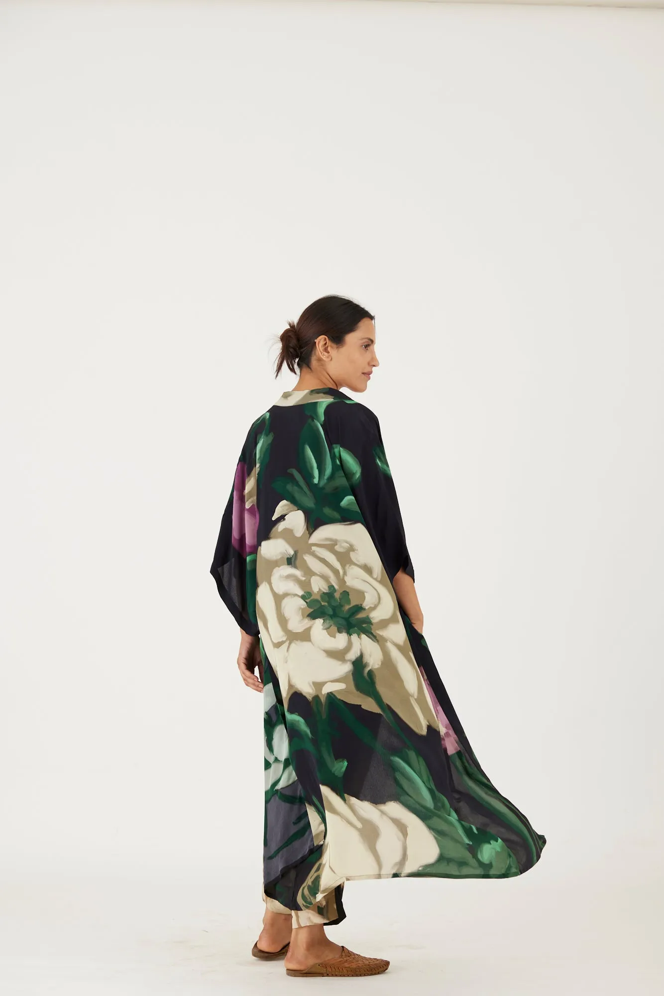New Season Fall 24/Summer 25-Coord Set-Crepe-Sara Green-YAMLS56-Fashion Edit Yam
