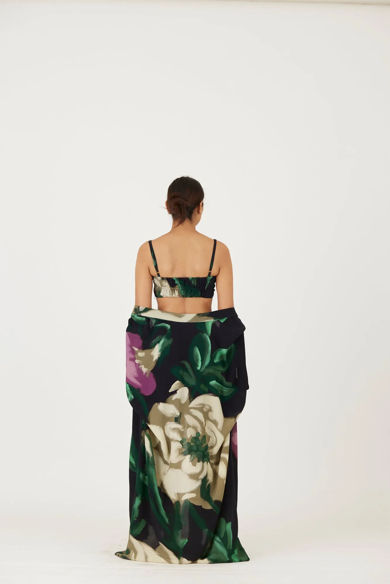 New Season Fall 24/Summer 25-Coord Set-Crepe-Sara Green-YAMLS56-Fashion Edit Yam