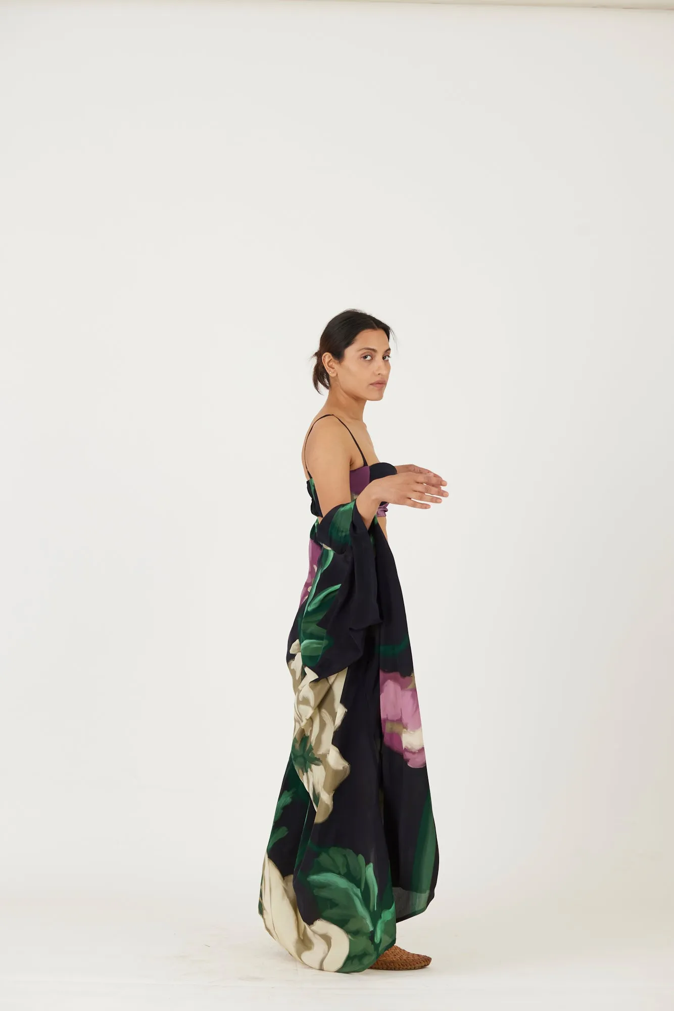 New Season Fall 24/Summer 25-Coord Set-Crepe-Sara Green-YAMLS56-Fashion Edit Yam