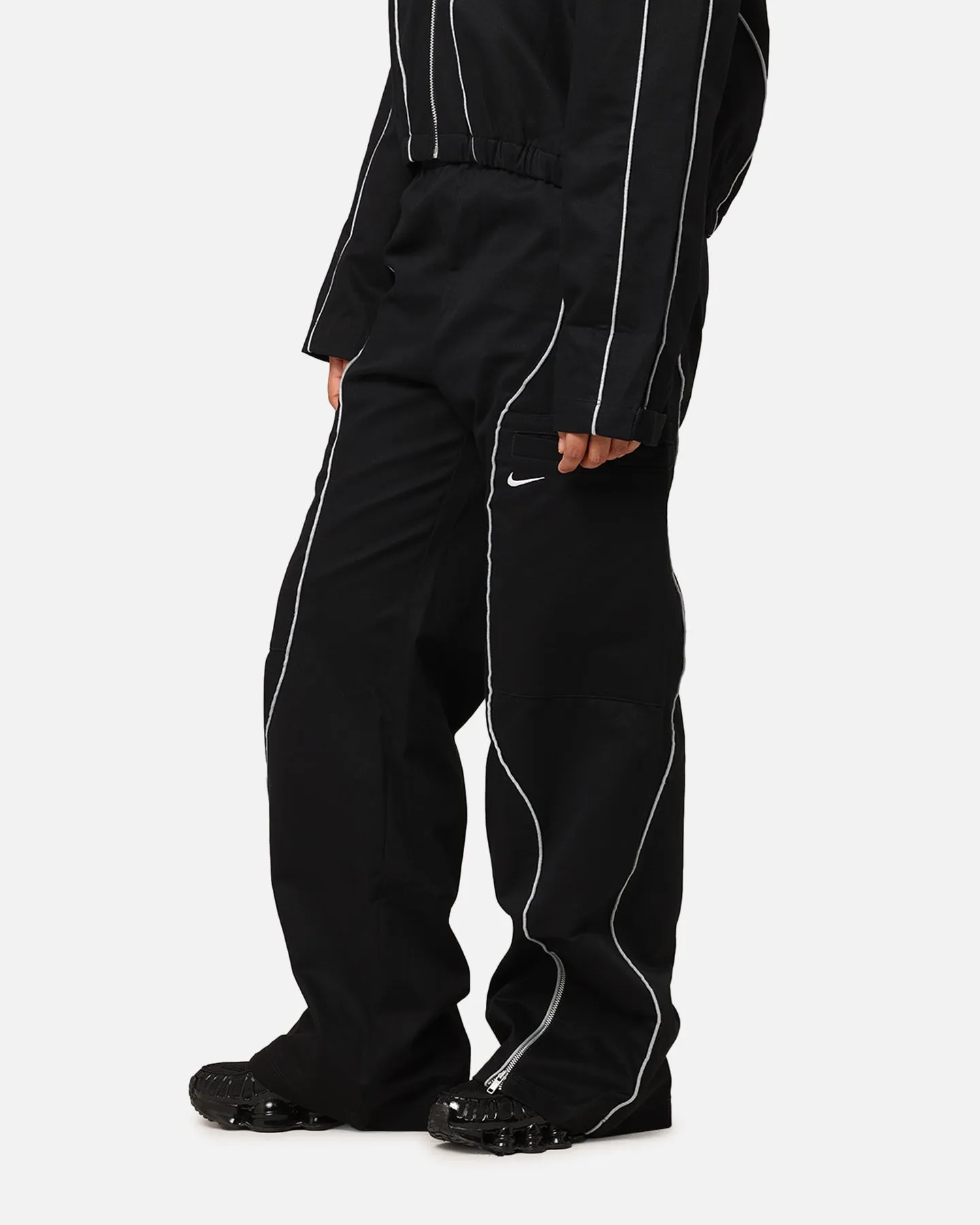 Nike Women's Sportswear Street Woven Pants Black/Light Plum