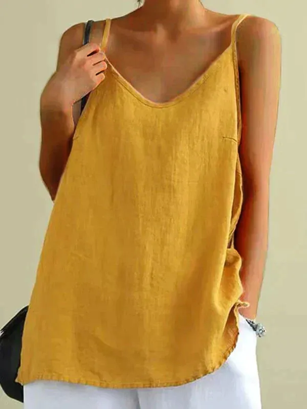 Nina® | Airy Linen Top For Hot Summer Days