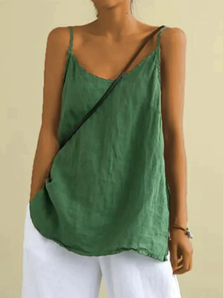 Nina® | Airy Linen Top For Hot Summer Days