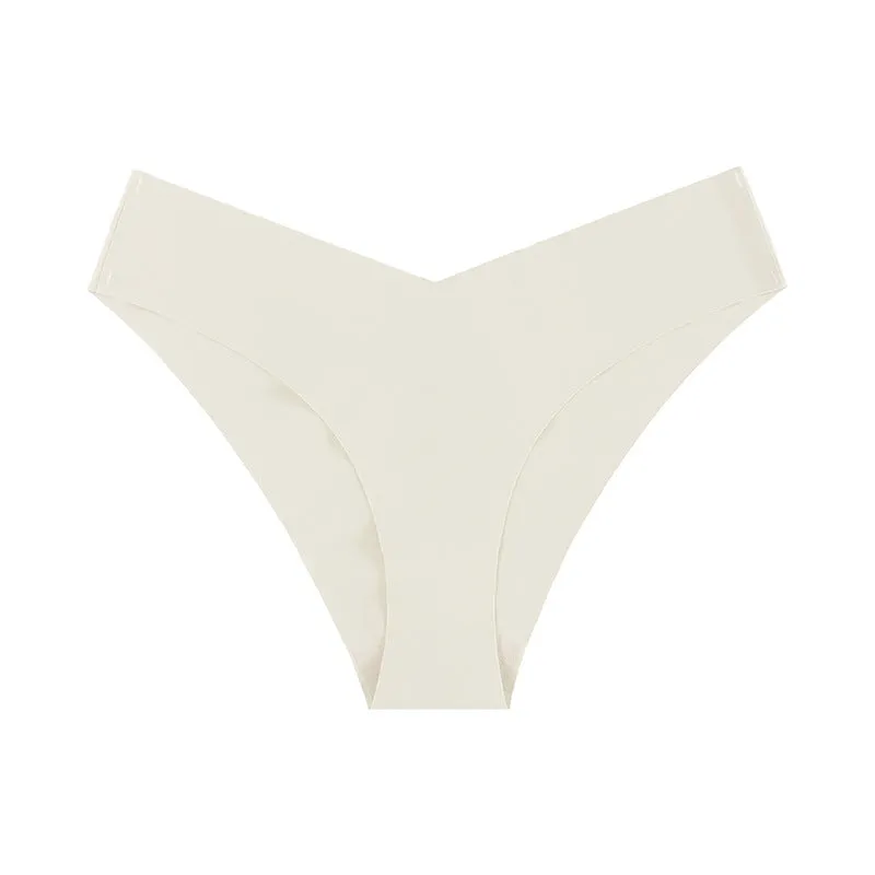 Non-marking Ice Silk Low Waisted Triangle Pants Quick Dry Sports Panties