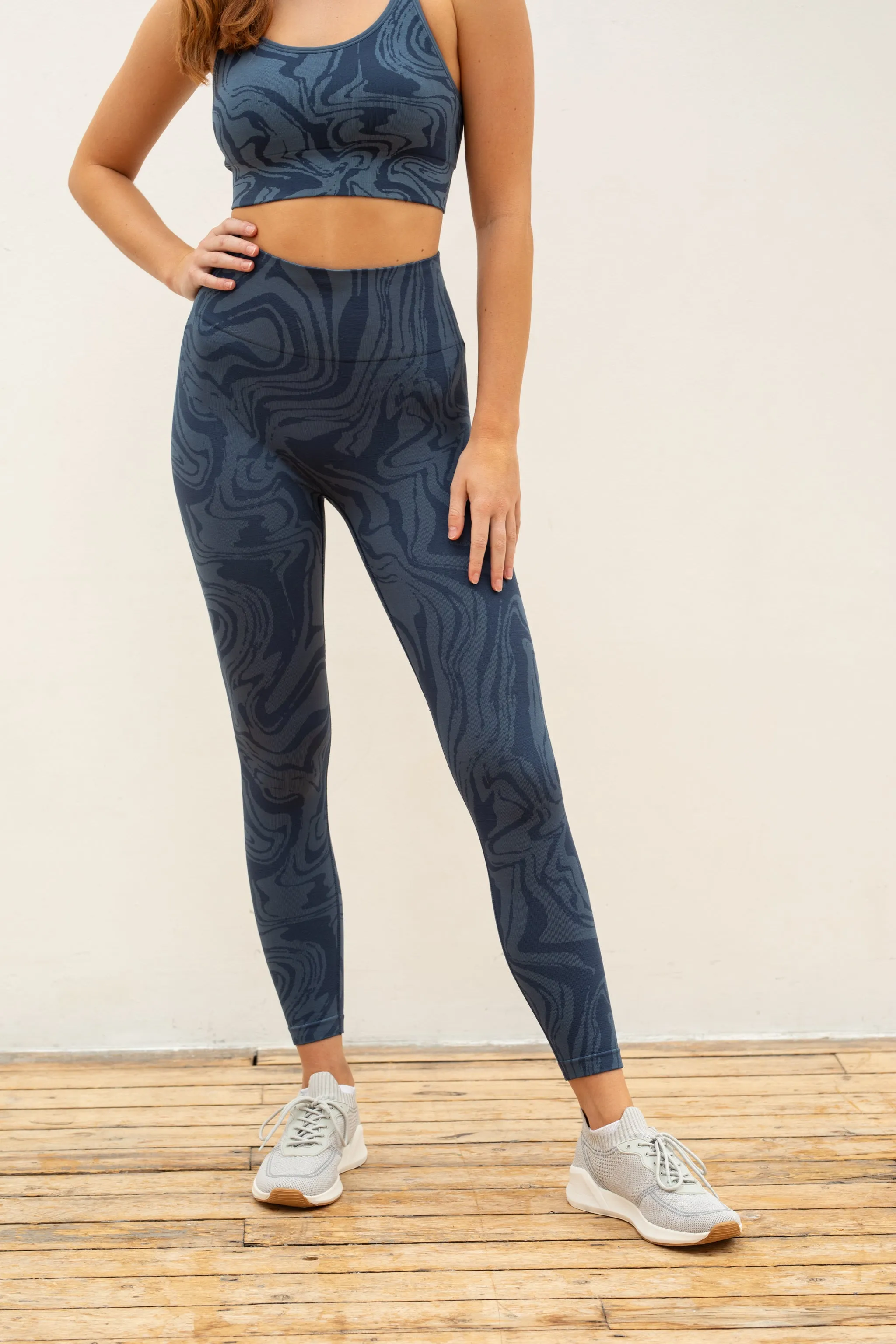 OCEAN SWIRL LEGGINGS