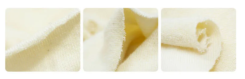 Organic Cotton Terry Cloth - Natural Color - Fabric By the Yard V10