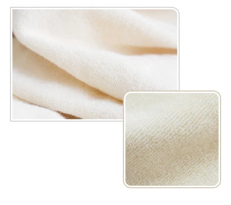 Organic Cotton Terry Cloth - Natural Color - Fabric By the Yard V10