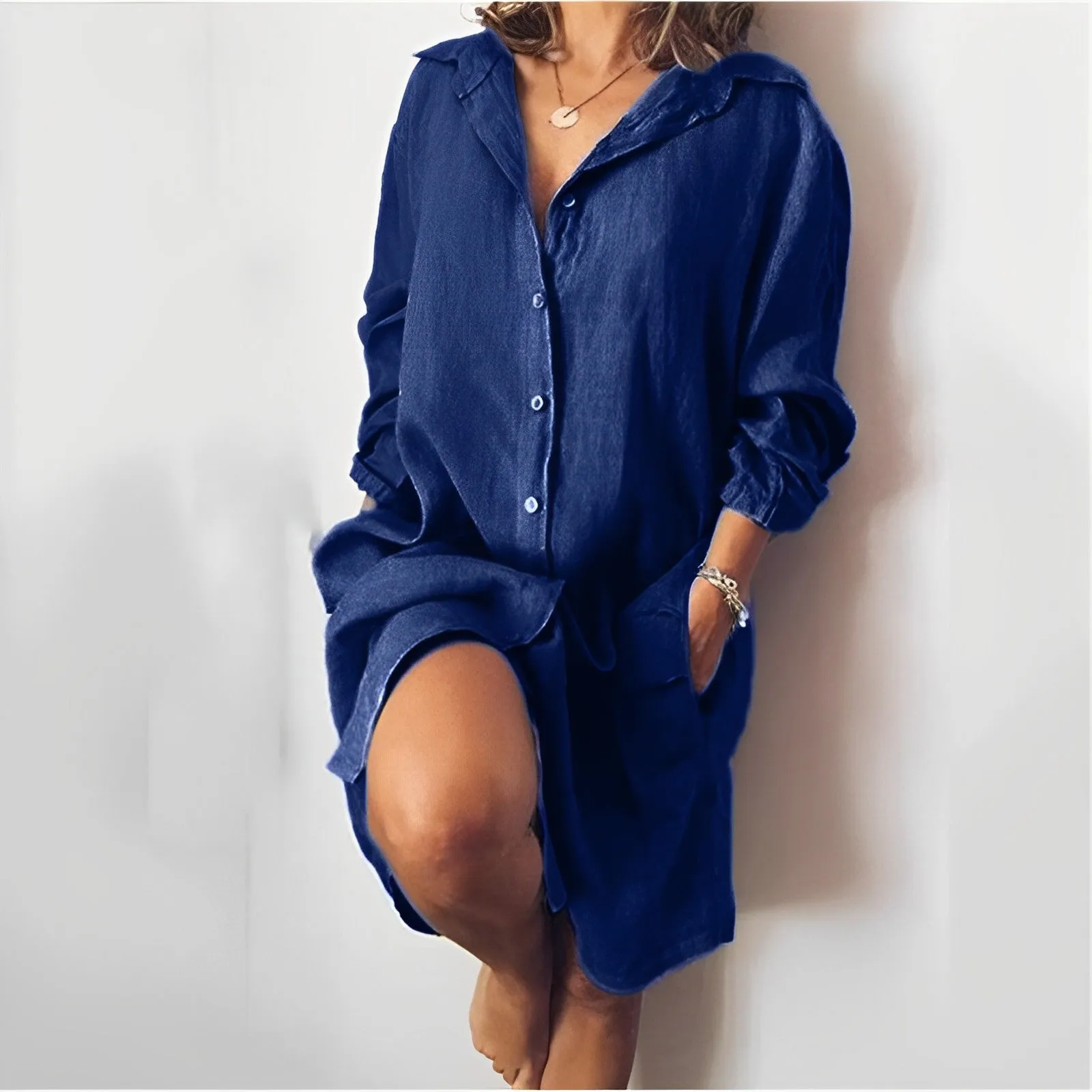 Otylia® | Ember Airy And Comfortable Linen Blouse
