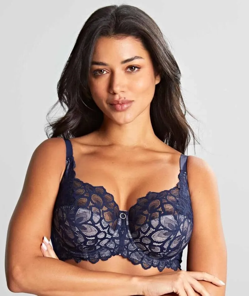 Panache Allure Underwired Full Cup Bra - Navy