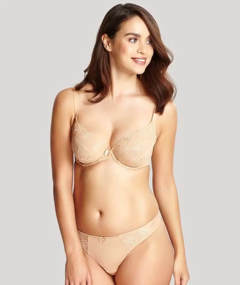 Panache Tango Underwired Plunge Bra - Nude