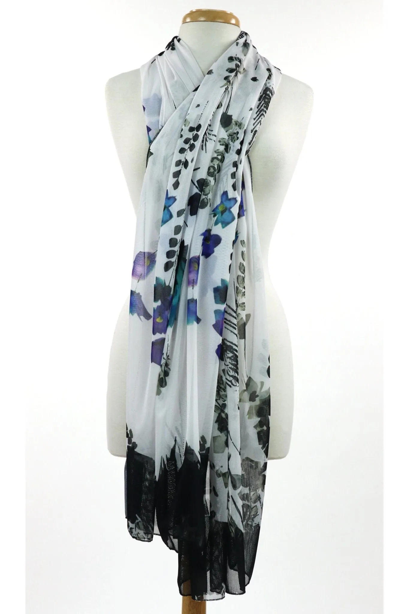 PANSY Long and Wide Sheer Shawl