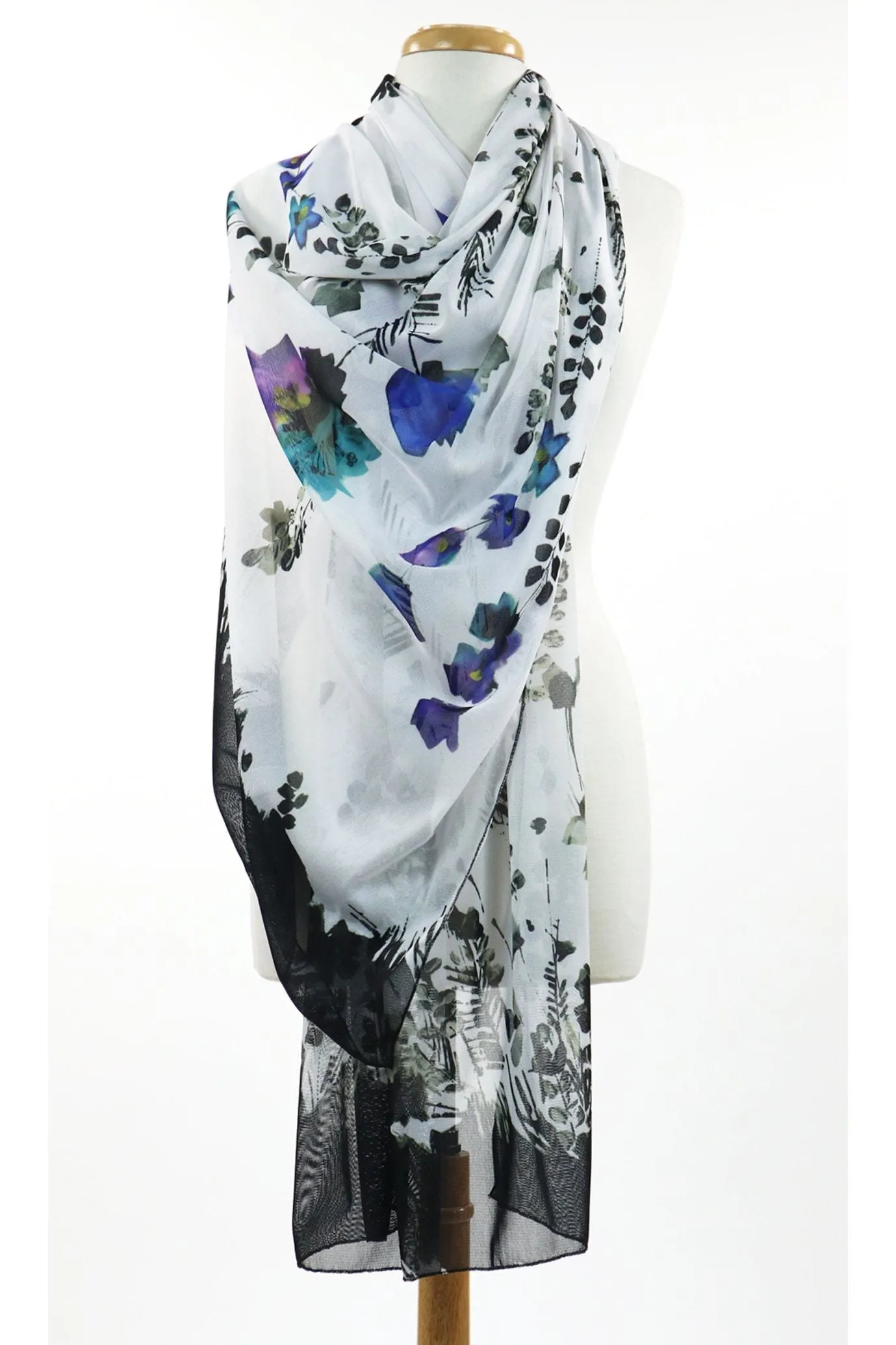PANSY Long and Wide Sheer Shawl