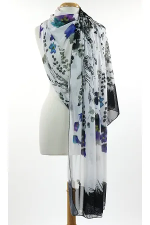 PANSY Long and Wide Sheer Shawl
