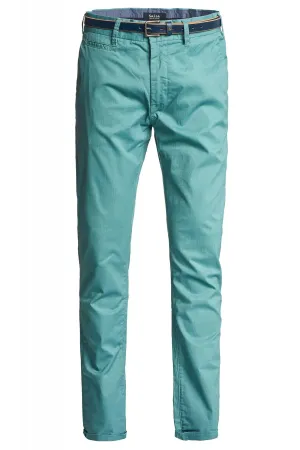 Pantalones chinos slim con microprint