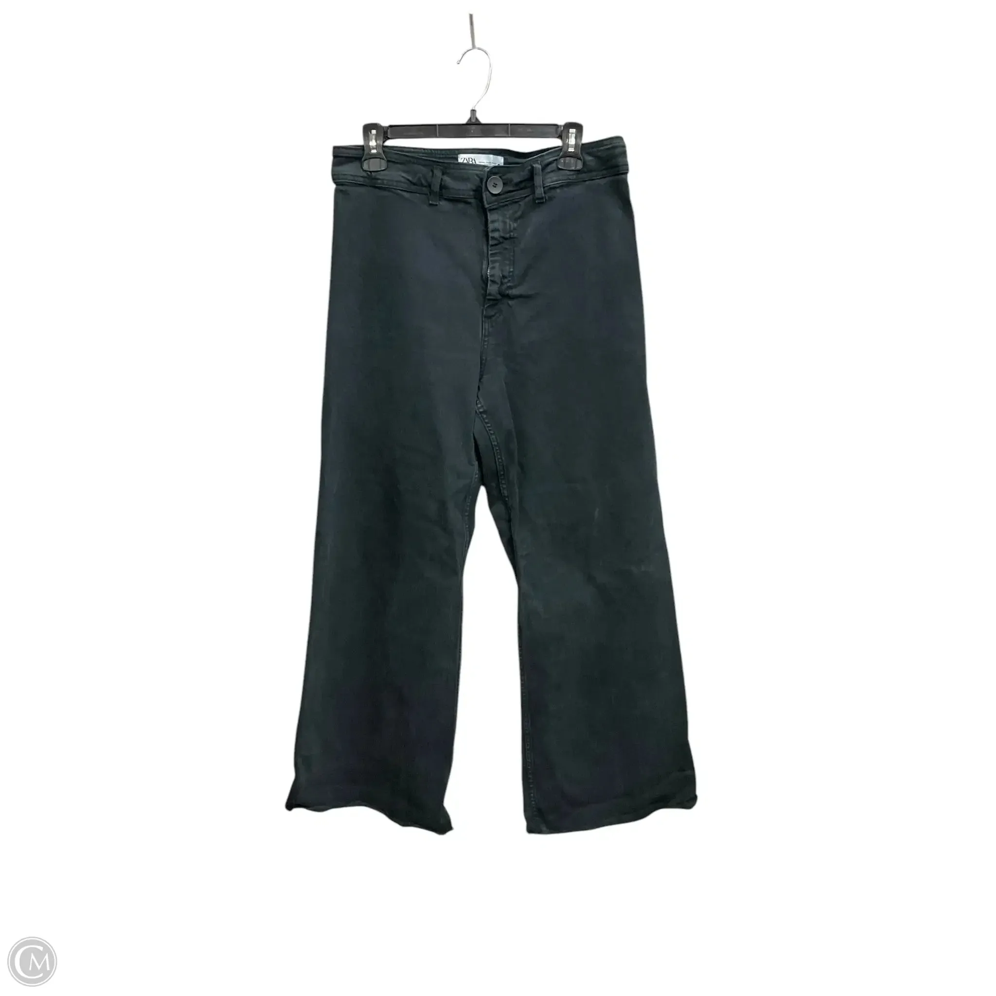 Pants Wide Leg By Zara In Black, Size: 12
