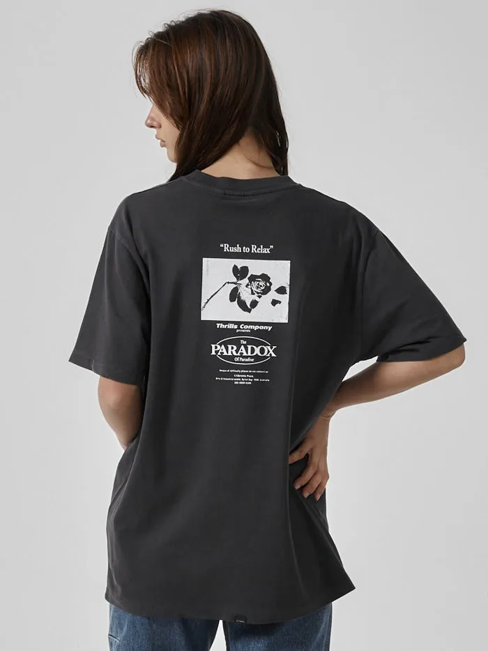Paradox of Paradise Merch Tee - Heritage Black