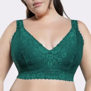 Parfait Adriana Wire Free Lace Bralette P5482 - Emerald