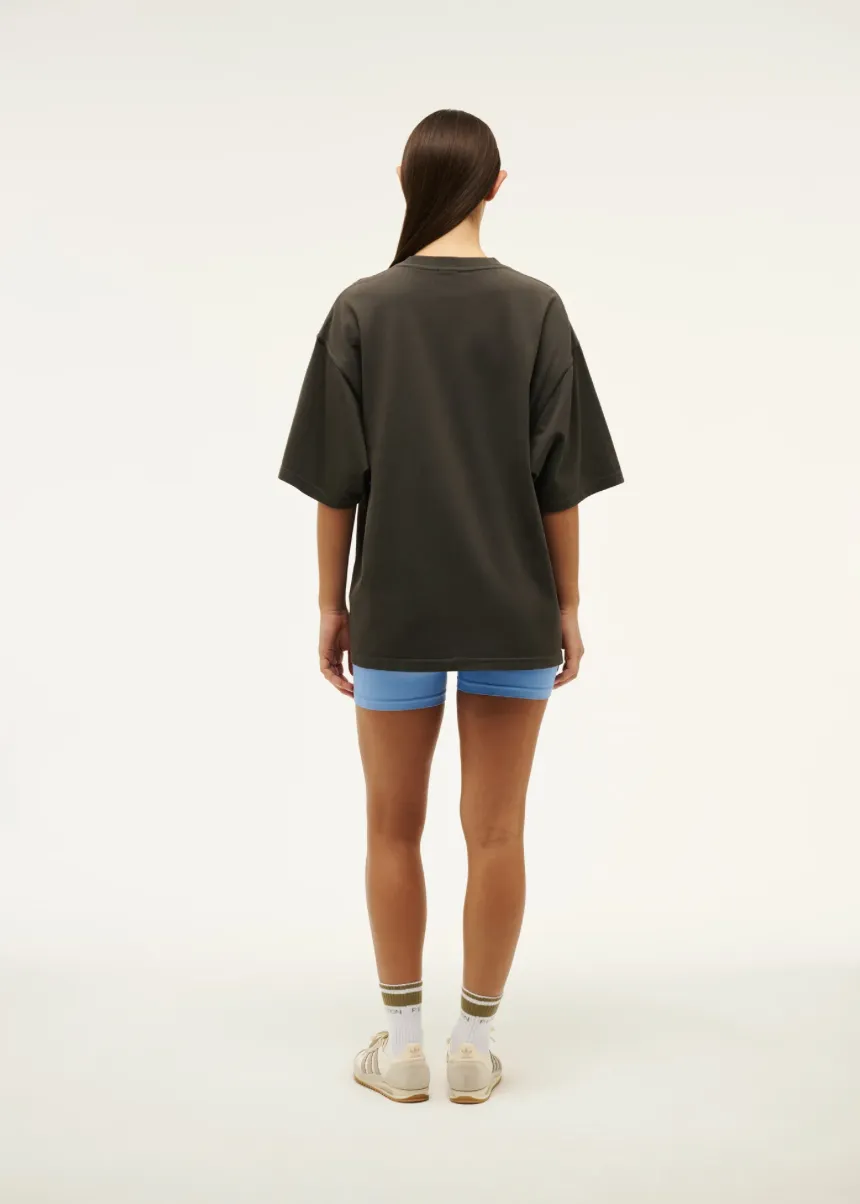 P.E NATION Physical Oversize Tee - Washed Black