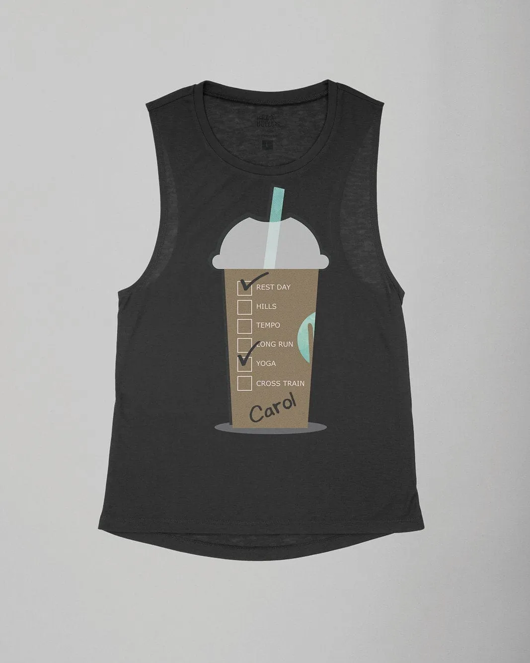 Personalized Giant Cold Coffee Cup (Distances)