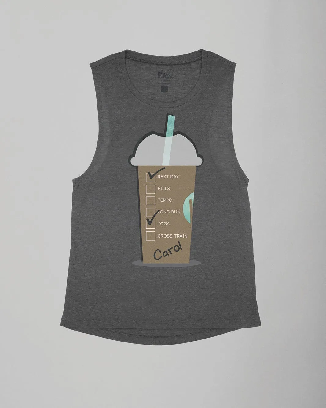 Personalized Giant Cold Coffee Cup (Distances)