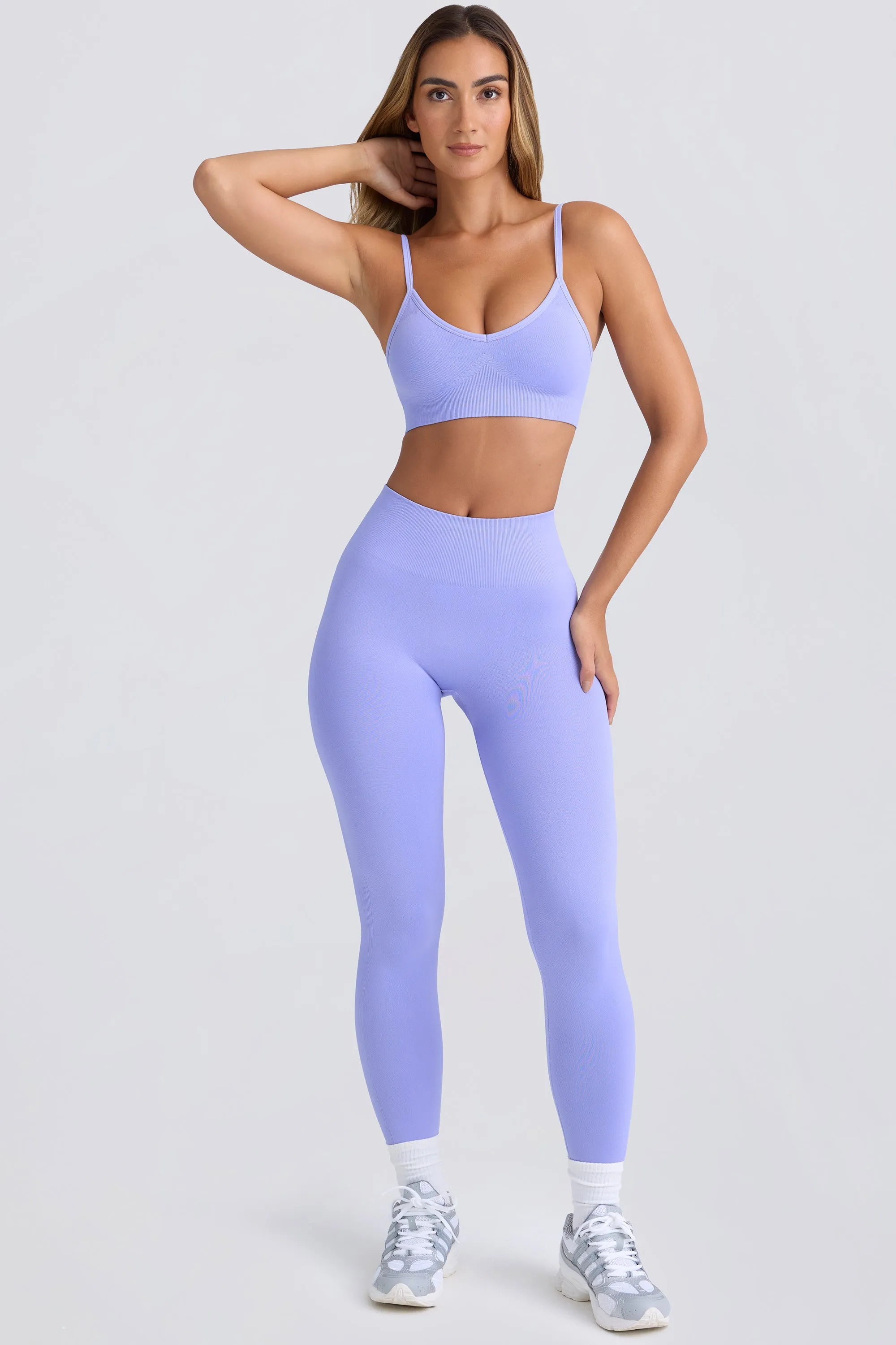 Petite Super Sculpt Seamless Leggings in Periwinkle