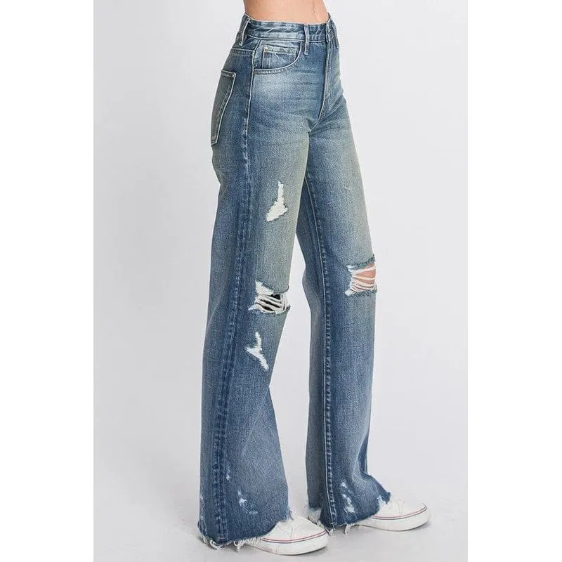 Petra High Waist Wide Leg Pants