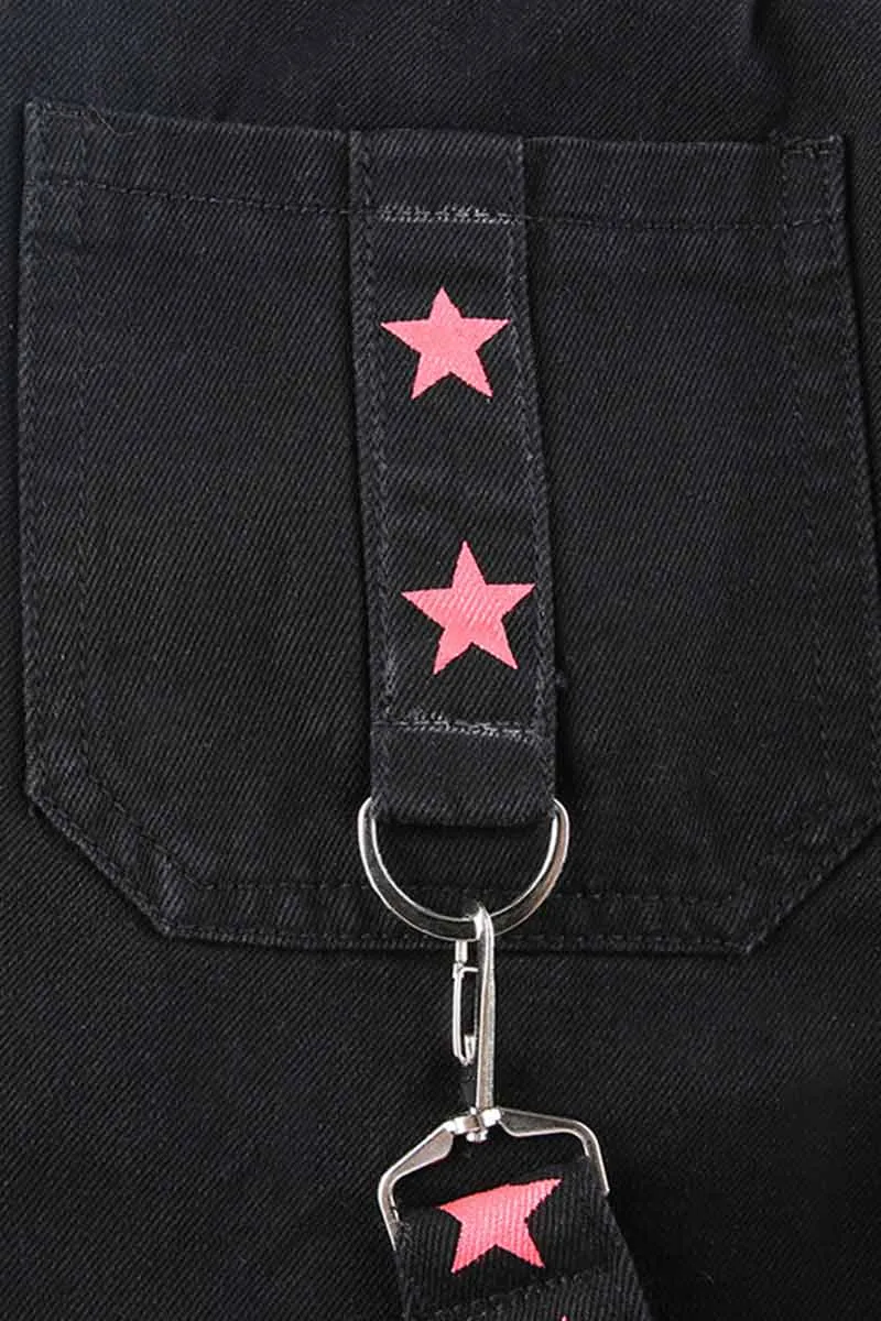 PI836 Wide Leg Punk Pants