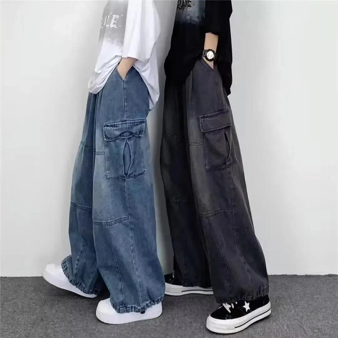 PioneerWear Vintage Wide-Leg Latzhosen