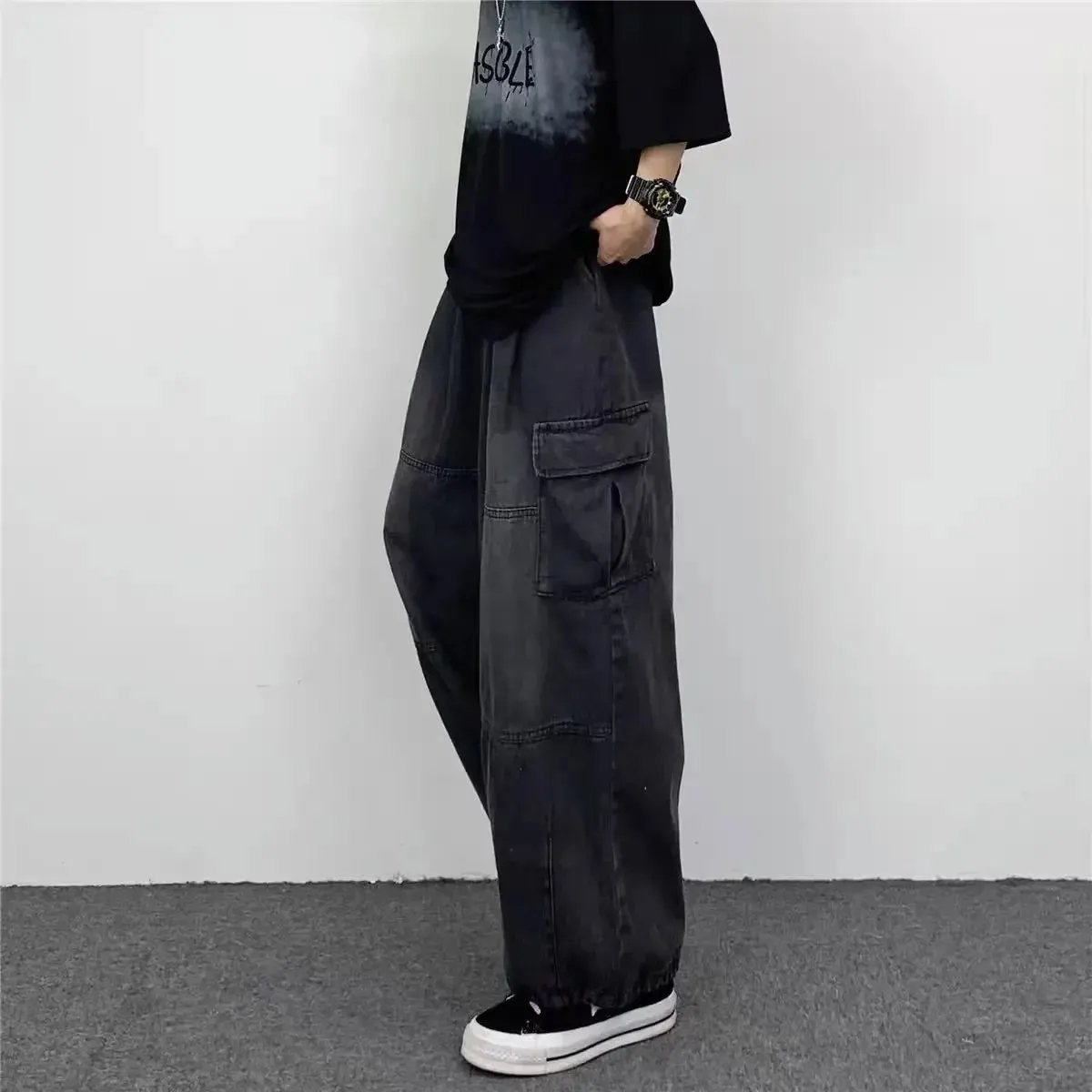 PioneerWear Vintage Wide-Leg Latzhosen