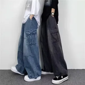 PioneerWear Vintage Wide-Leg Latzhosen