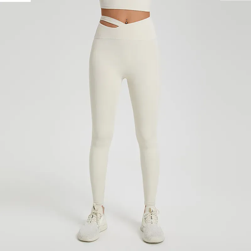 PlayHard High-Waist Cutout Crossover Active Leggings