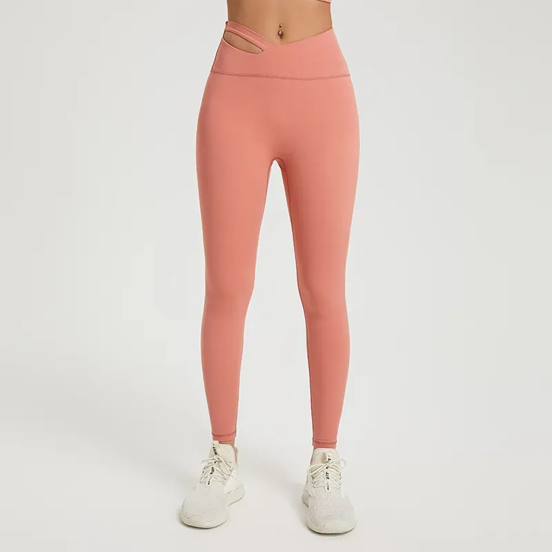 PlayHard High-Waist Cutout Crossover Active Leggings