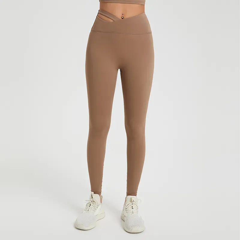 PlayHard High-Waist Cutout Crossover Active Leggings