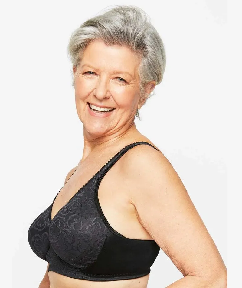 Playtex 18 Hour Ultimate Lift & Support Wire-Free Bra - Black