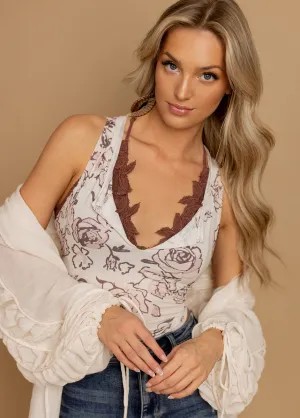 Poesy Bralette in Mahogany