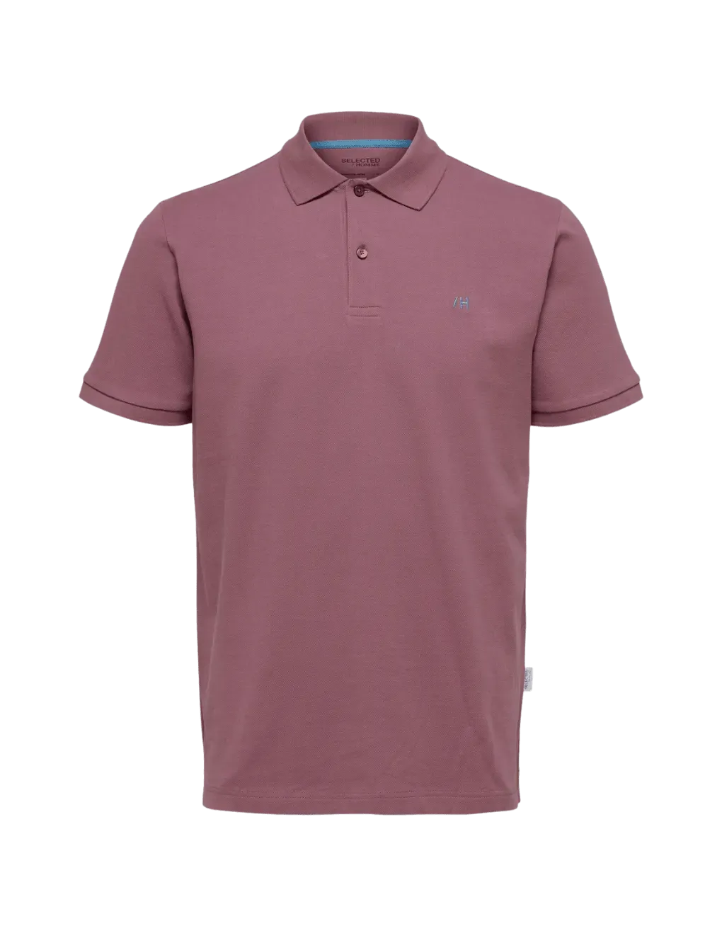 Polo Selected Manga Corta Dante Rose Brown
